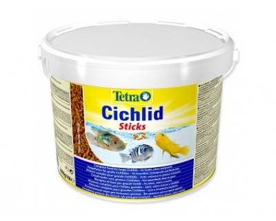 Тетра Cichlid Sticks 10л палочки д/цихлид, круп.рыб (16241)															
