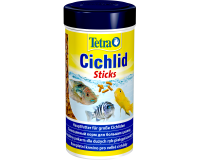 Тетра Cichlid Sticks    250мл палочки д/цихлид, круп.рыб(16231)															