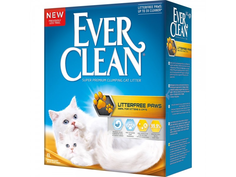 EVER CLEAN Litter Free Paws 10л	
