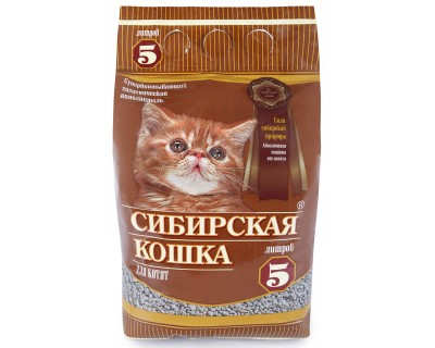 Сибирская кошка д/котят впитывающий 5л (24105)																				