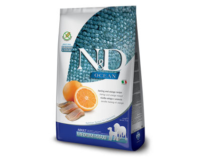 Farmina N&D Low Grain сух корм д/с медиум/макси рыба/апельсин 12 кг (42083)															