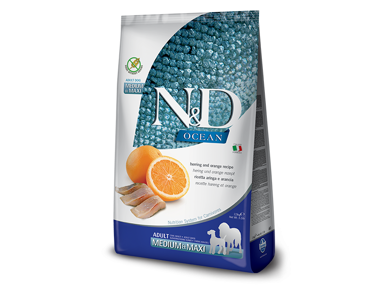 Farmina N&D Low Grain сух корм д/с медиум/макси рыба/апельсин 12 кг (42083)					