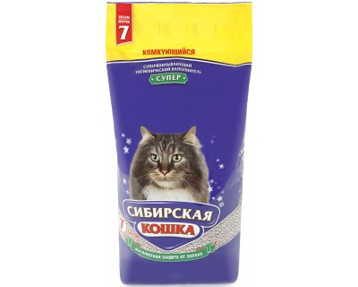 Сибирская кошка супер комкующиеся 7л (24753)																					