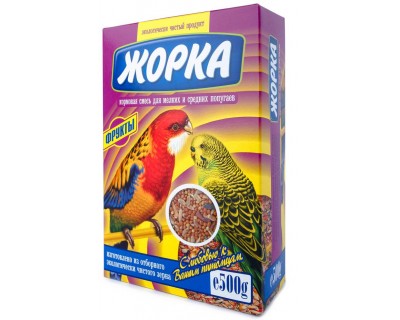 Жорка д/мелких и средних попугаев Фрукты 500г(15008)															